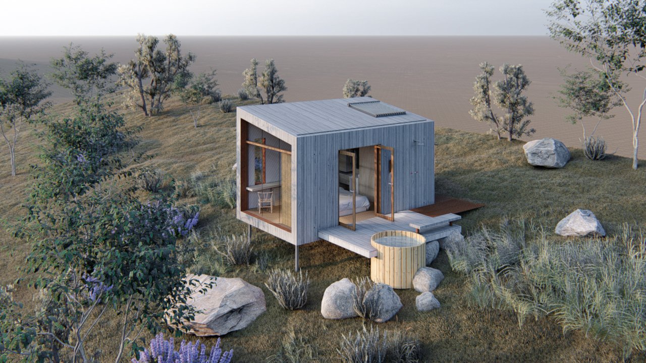 Kokoro Springs — hospitality architecture, Lake County, California